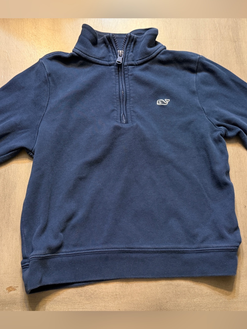 Vineyard vines boys 1/4 zip blue sweater 5T